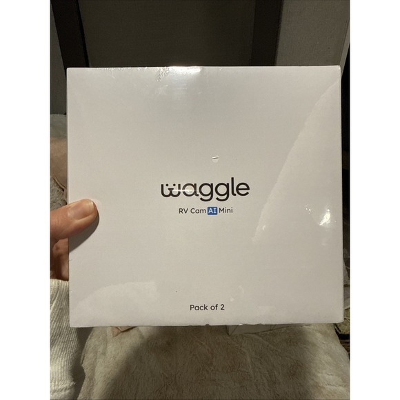 Waggle RV Mini Wi-Fi AI Pet Camera 1080P HD Pan & Tilt Motion Alerts 2-Way